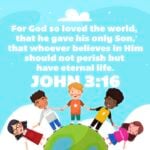 John 3:16 Memory Verse - Social Graphics