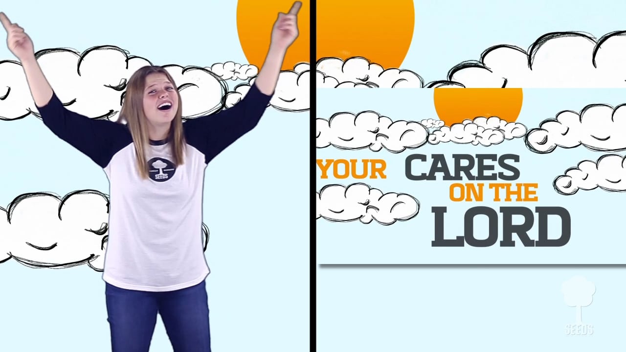 Worship Video Cast Your Cares Hand Motions Church Visuals