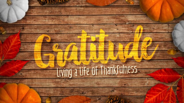 Gratitude: Sermon Bumper