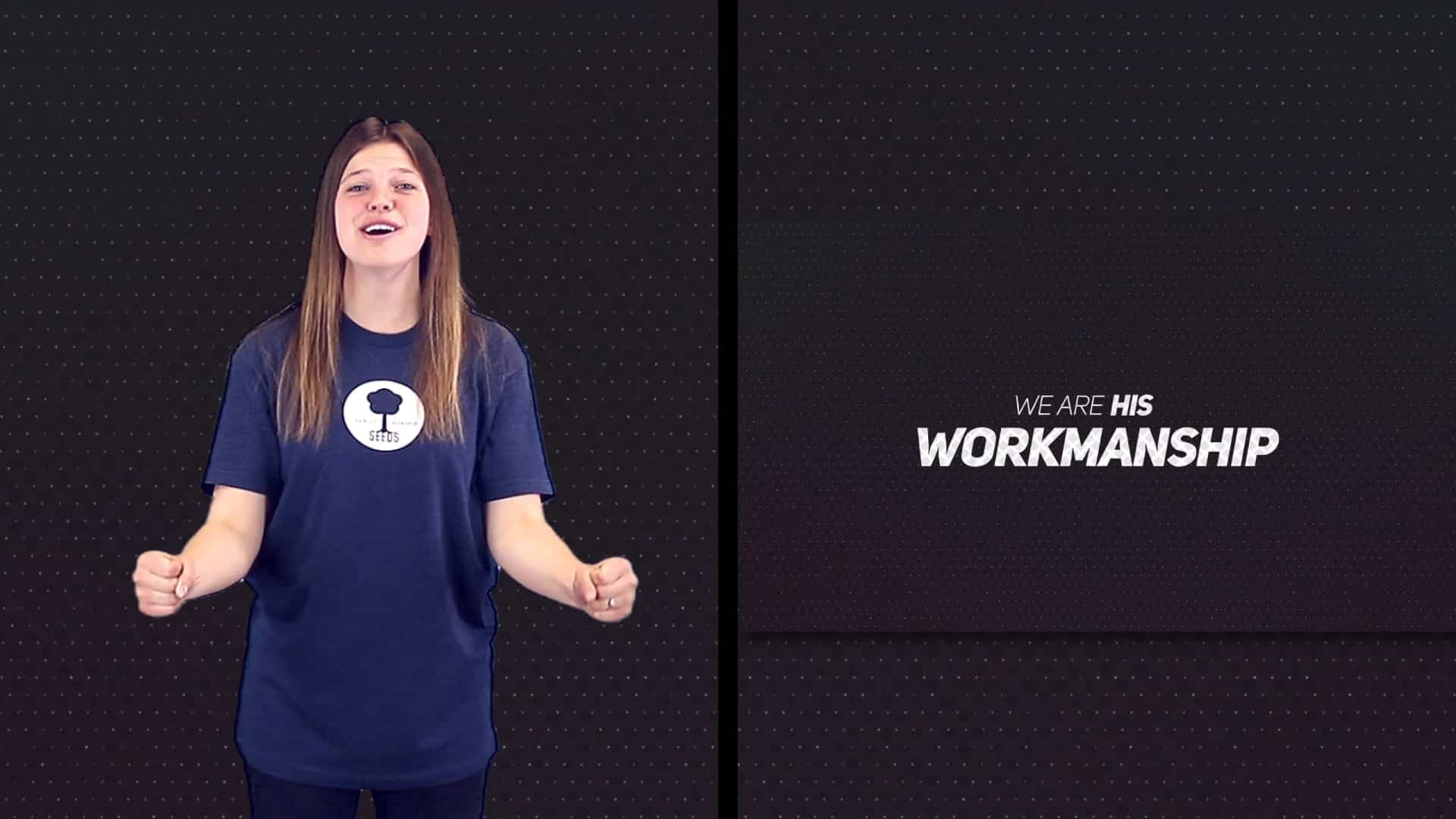 Worship Video: We are His Workmanship: Hand Motions - Church Visuals