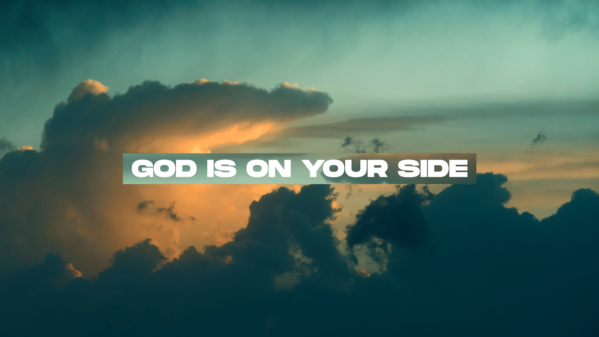 Social Media God Is On Your Side Church Visuals