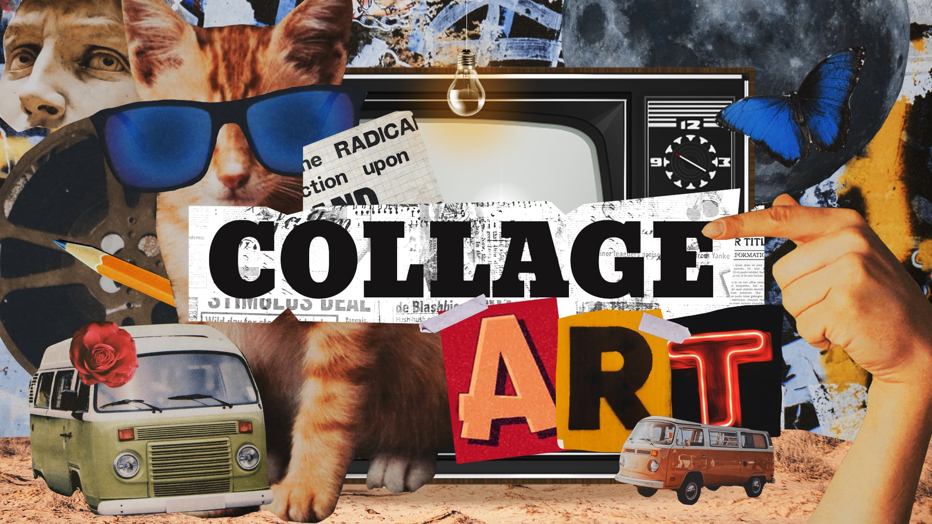 Motion Graphics: Collage Art - Church Visuals