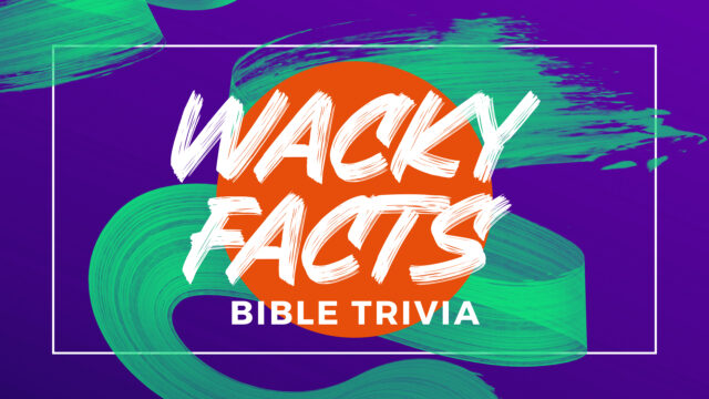 Wacky Facts Bible Trivia