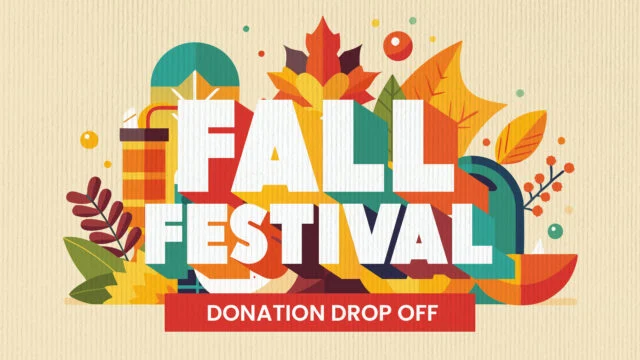 Fall Festival Donation Drop Off