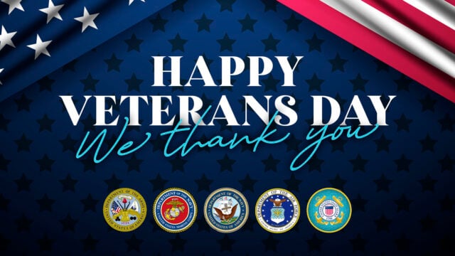 Happy Veterans Day: We Thank You