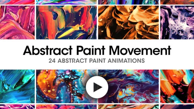 Abstract Paint Movement