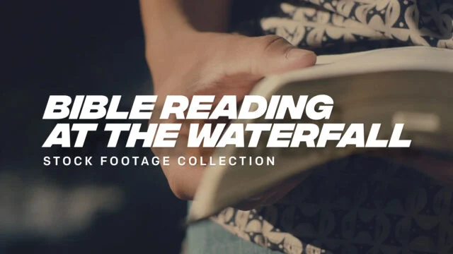 Bible Reading at the Waterfall
