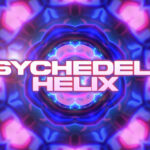 Theme pack “Psychedelic Helix” featuring vibrant, swirling motion backgrounds with colorful helix-inspired patterns for modern worship.