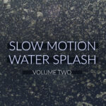 Slow motion water splash stock video pack for worship and creative church media.