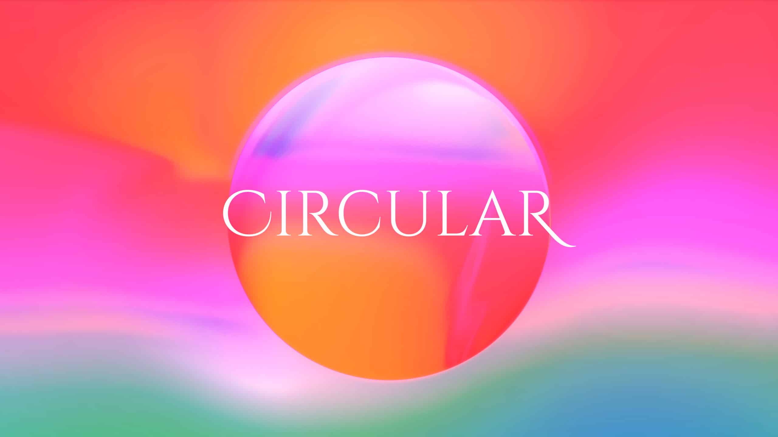 Circular theme pack with looping circle motion backgrounds for church worship and sermon visuals.