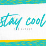 Stay Cool Theme Pack with teal, yellow, and white graphics for church worship and teaching.