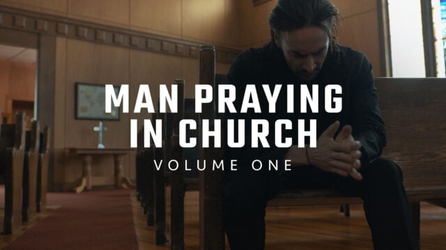 Man Praying in Church: Volume One