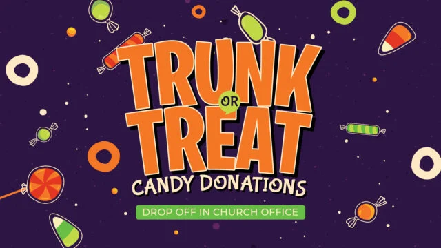 Trunk Or Treat Candy Donations