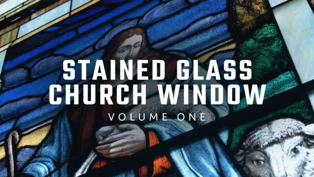 Stained Glass Church Window: Volume One