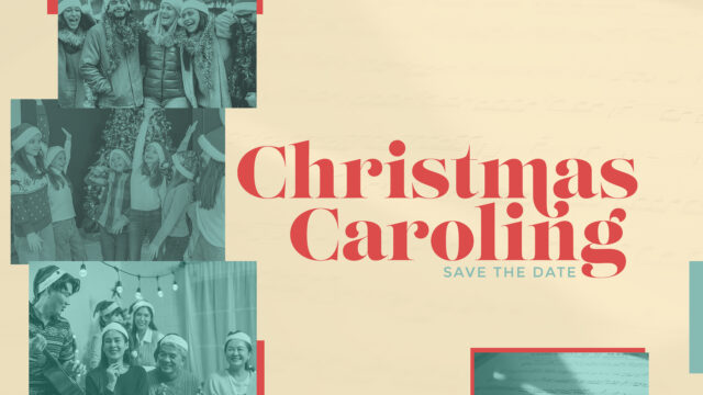 Christmas Caroling Save the Date