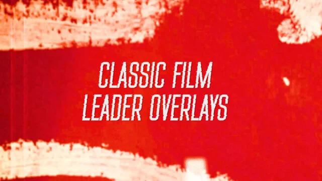 Classic Film Leader Overlays