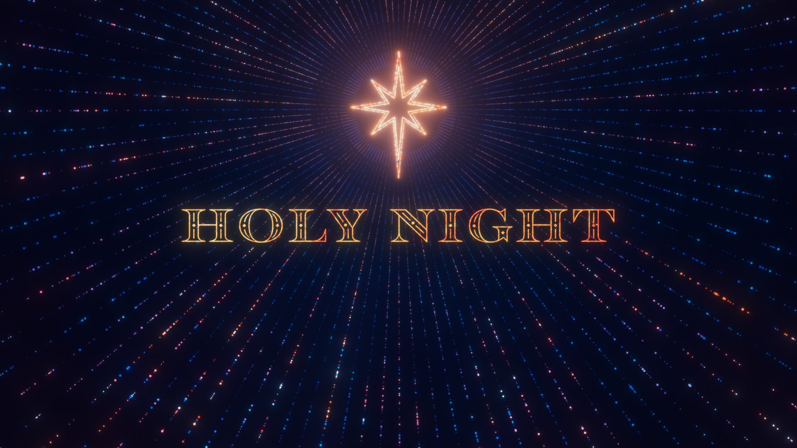 Motion Graphics: Holy Night Theme Pack | Christmas Star Worship Media