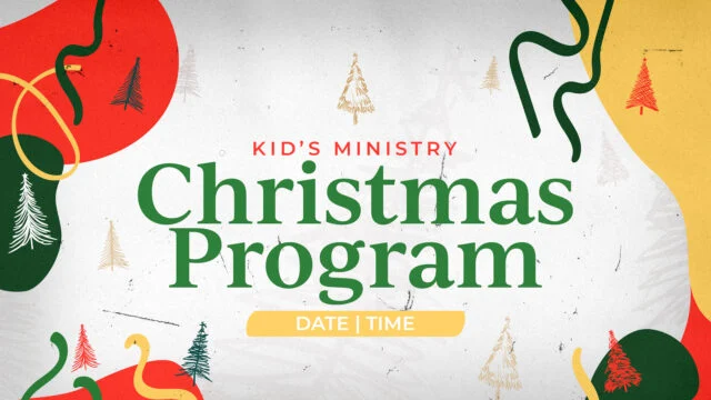 Kid’s Ministry Christmas Program