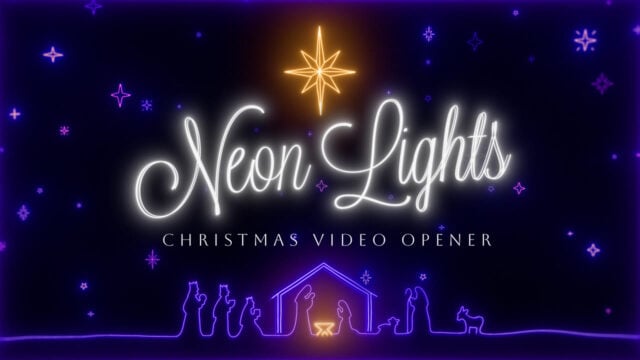 Neon Lights Video Opener