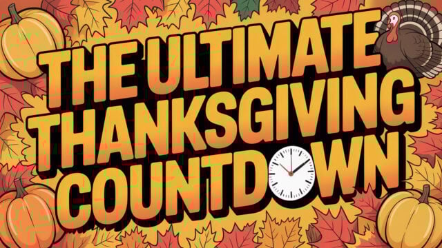 The Ultimate Thanksgiving Countdown