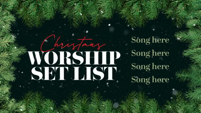 Christmas Worship Set List