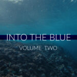 Deep blue motion visuals with flowing gradients and ocean waves for church services