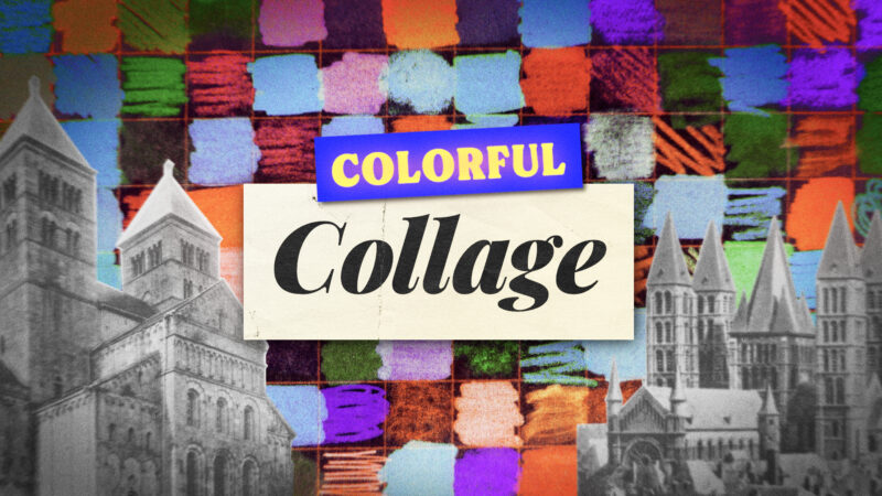 Motion Graphics: Colorful Collage Theme Pack | Vibrant Mixed-Media ...
