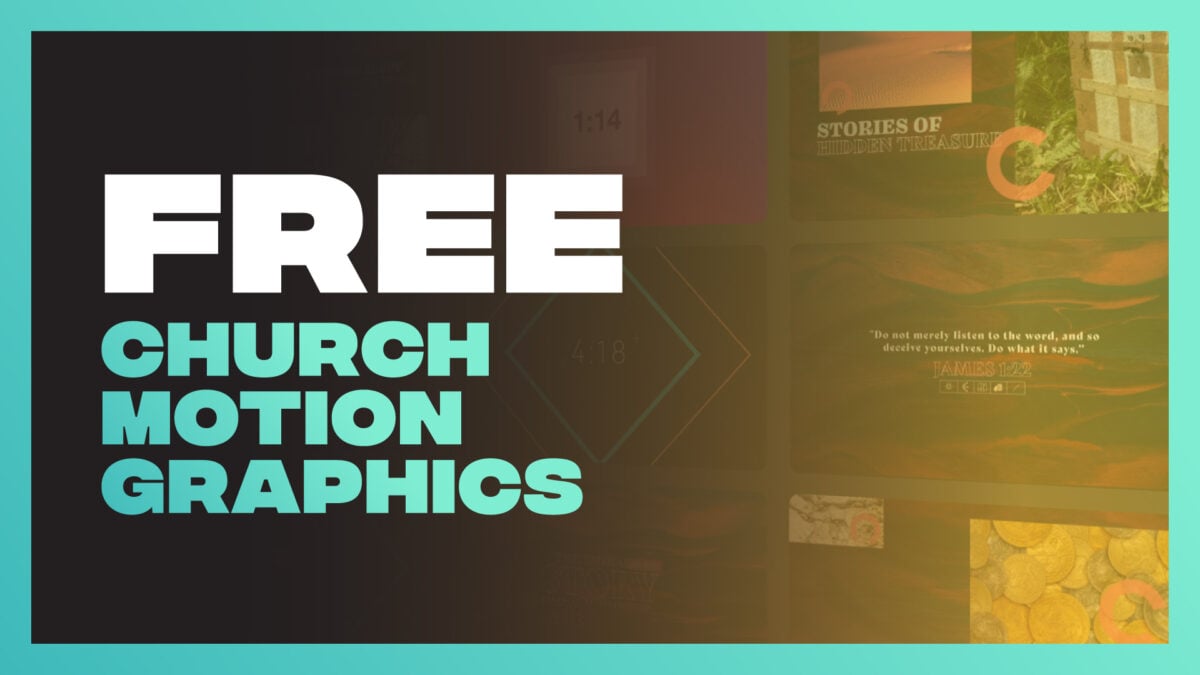 Free Church Motion Graphics: High-Quality Visuals That Help You ...