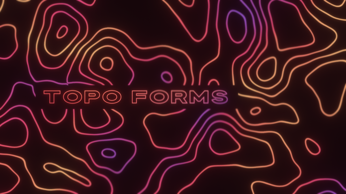 Motion Graphics: Topo Forms Theme Pack | Neon Topographic Worship Media
